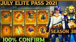 july elite pass free fire 2021 || Season 38 ELITE PASS  | July Elite pass Free fire | NG video