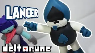 LANCER en PORCELANA FRÍA | Undertale : Delta Rune | Making Lancer in Clay