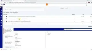Modifying your search in Fame
