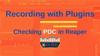 The Secret to Recording with Plugins | Checking PDC in Reaper | Bonus Tips! | K-Dubb Productions