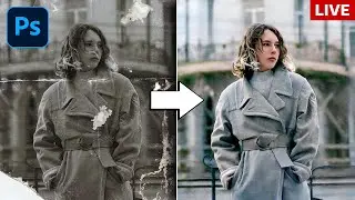 Restaurar fotos antiguas gracias a la IA | TUTORIAL PHOTOSHOP