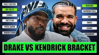 Drake VS Kendrick Lamar Bracket
