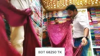 Indian Saree Collection in UTTARA North Tower (JOTEY) । Eid Special Shopping । KHM Vlogs