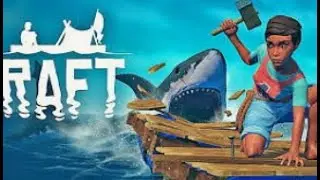 Выживание с другом в RAFT на телефоне.