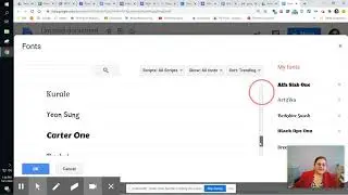 Google Docs: Add fonts