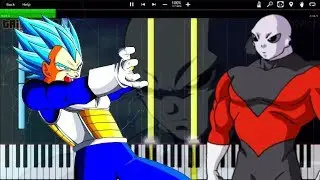 Saiyan's Pride - Dragon Ball Super OST / Vegeta vs Jiren FINAL FLASH! (Piano Tutorial) [Synthesia]