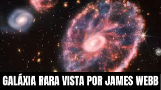 JAMES WEBB FAZ FOTO DE RARA E ESTRANHA GALÁXIA NO UNIVERSO - Cartwheel