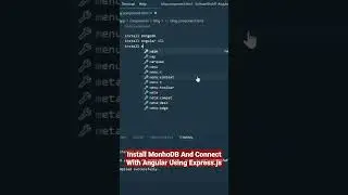 MEAN Stack : Installing MongoDB, Express Configuration, and Angular API Integration  