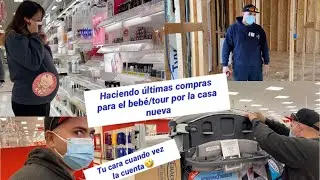 Haciendo últimas compras antes que nazca el bebé/primer tour por nuestra casita nueva