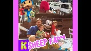 Мирон, Герман и папа гуляют на ферме овец! Дети играют! Miron, German and papa play at farm sheep