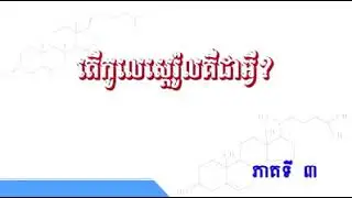 តេីកូលេស្តេរ៉លគឺជាអ្វី? Cholesterol Part 03