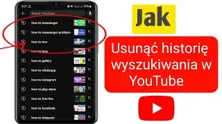 Jak usunąć historię wyszukiwania w aplikacji YouTube | Jak wyczyścić historię YouTube (Nowość 2024)
