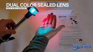 Wave One Marine | Bi-Color Removable LED Navigation Bow Light With Stainless Plug In Base | 12"