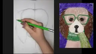 Время рисовать. Щенок