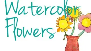 How to Draw & Paint a Bouquet of Flowers