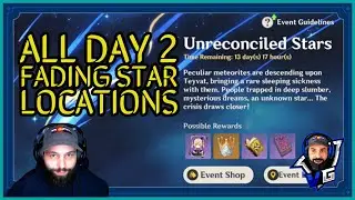 Genshin Impact Day 2 Fading Star Locations