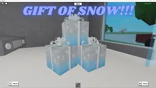 Roblox Lumber Tycoon 2- New Gift Of Snow!!!