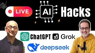 Live AI Hacks-Thesis, Images, Logo, Math & Book Writing Made Easy! (ChatGPT, Grok & Deepseek)