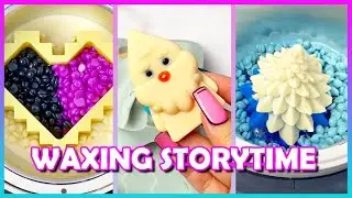 🌈✨ Satisfying Waxing Storytime ✨😲 
