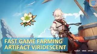Fast Game Farming Viridescent Artifact | Party Gulung - Genshin Impact