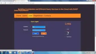 Building Confidential and Efficient Query Services in the Cloud with RASP Data Perturbation