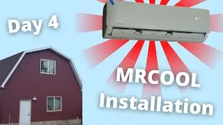 ITS ALIVE!!!! (I hope) MRCOOL Mini-Split shop Install Day 4