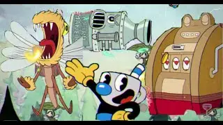 КОНСЕРВНАЯ БАНКА, ШМЕЛЬ И ЛЯГУХИ-АВТОМАТ. Прохождение Cuphead с Даймондом #2