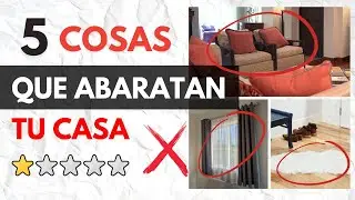 5 ERRORES que ABARATAN la apariencia de TU CASA  ❌ Home decor
