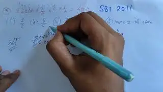 State Bank of India // Clerical cadre Exam // Maths series // Simplification (part 7)