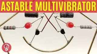 Smiley Astable Multivibrator