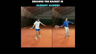 Closed Or Open Racket Face In The Forehand? Two Tennis Forehands Compared #tennis  #tennisforehand
