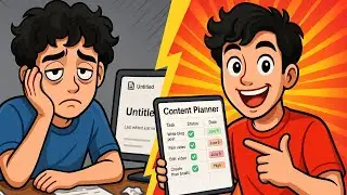 I SPEEDRAN planning content for the whole week in an hour (EP. 1)