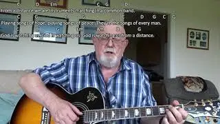 Guitar: From a Distance (Including lyrics and chords)