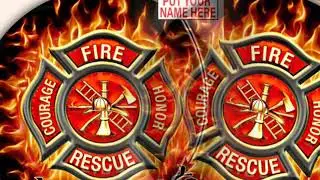 BUY Firefighter Circle Round Rug Custom personalized name