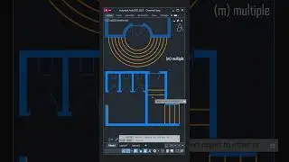 Offset (multiple) (through) AutoCAD Tutorial 