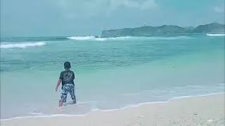 Enjoy the beauty of Gondomayit beach in Blitar, East Java, Indonesia