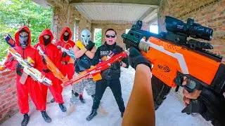 SQUID GAME 2021 | Nerf Shooter War