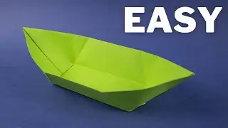 How to Make a Paper Canoe | Easy Origami Tutorial [2022]