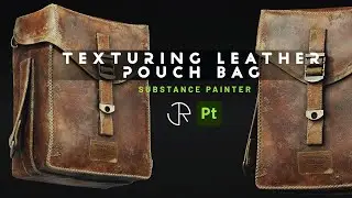 Texturing a leather bag in Substance 3d Painter - Tutorial