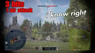 War thunder PvP AB. How did i survive all that in a AA?