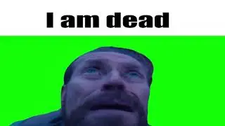 William Dafoe Looking up meme template (green screen)
