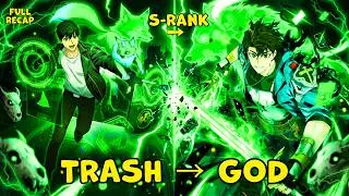 TRASH F-Class REBORN & AWAKENED a GOD-Level SYSTEM to Raise SSS-Rank Hunters! – Manhwa Recap