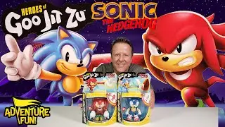 Heroes of Goo Jit Zu Sonic The Hedgehog & Knuckles Glow Surge! AdventureFun Toy review!