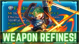 🗡️ Alm's Falchion is Busted! 🦁 Brave Lion = HUGE DMG! - Weapon Refinery Update 【Fire Emblem Heroes】
