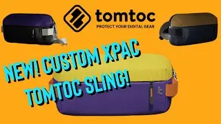 NEW!  TomToc x U Custom XPAC Compact EDC Sling Bag Builder!  Hot!