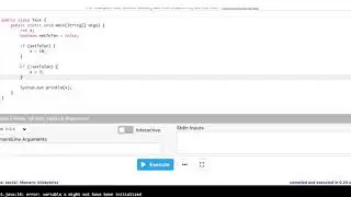 Error:variable might not have been initialized