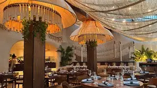 Tulum-inspired restaurant in NYC (4K)!