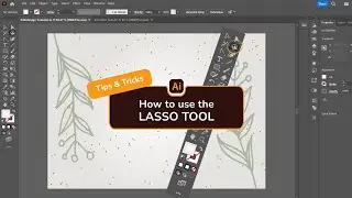 How to use the Lasso Tool in Illustrator (3 minutes Tutorial)