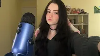 ASMR rambling + mic triggers (mic swirling, scratching & brushing)