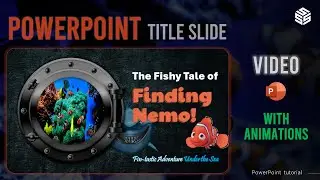 PowerPoint Title Slide Video Animation Tutorial || PowerPoint Animation by @ssslides